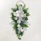 Capiz Silver White Teardrop Swag - Handcrafted Christmas Decorations - Holiday Tree